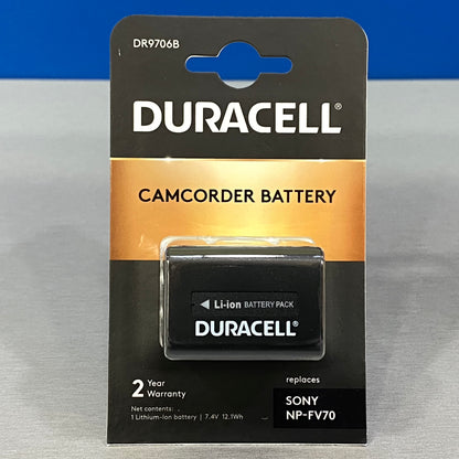 Bateria Duracell - Sony NP-FV70 (1640 mAh)