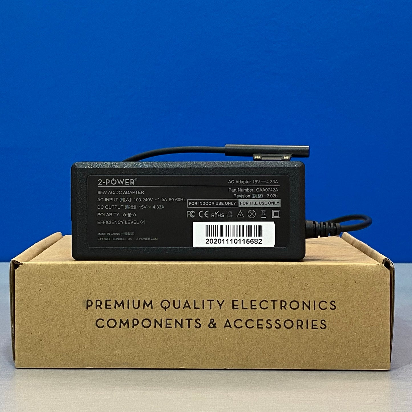 Carregador 2-Power 65W (Microsoft Surface)