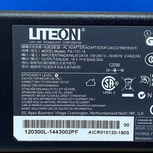 Carregador Liteon (ASUS/Toshiba) - 120W