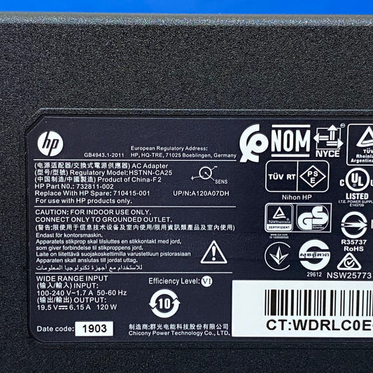 Carregador HP - 120W (NOVO)