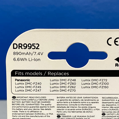 Bateria Duracell - Panasonic DMW-BMB9E