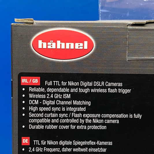 Hahnel Tuff TTL - Wireless Flash Trigger (NOVO)