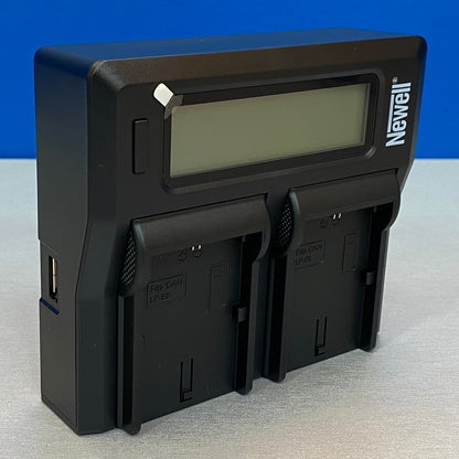 Carregador Rápido Newell Duplo DC-LCD (Canon LP-E6)