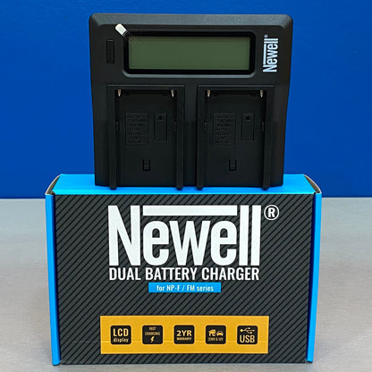 Carregador Rápido Newell Duplo DC-LCD (Sony NP-F/FM Series)