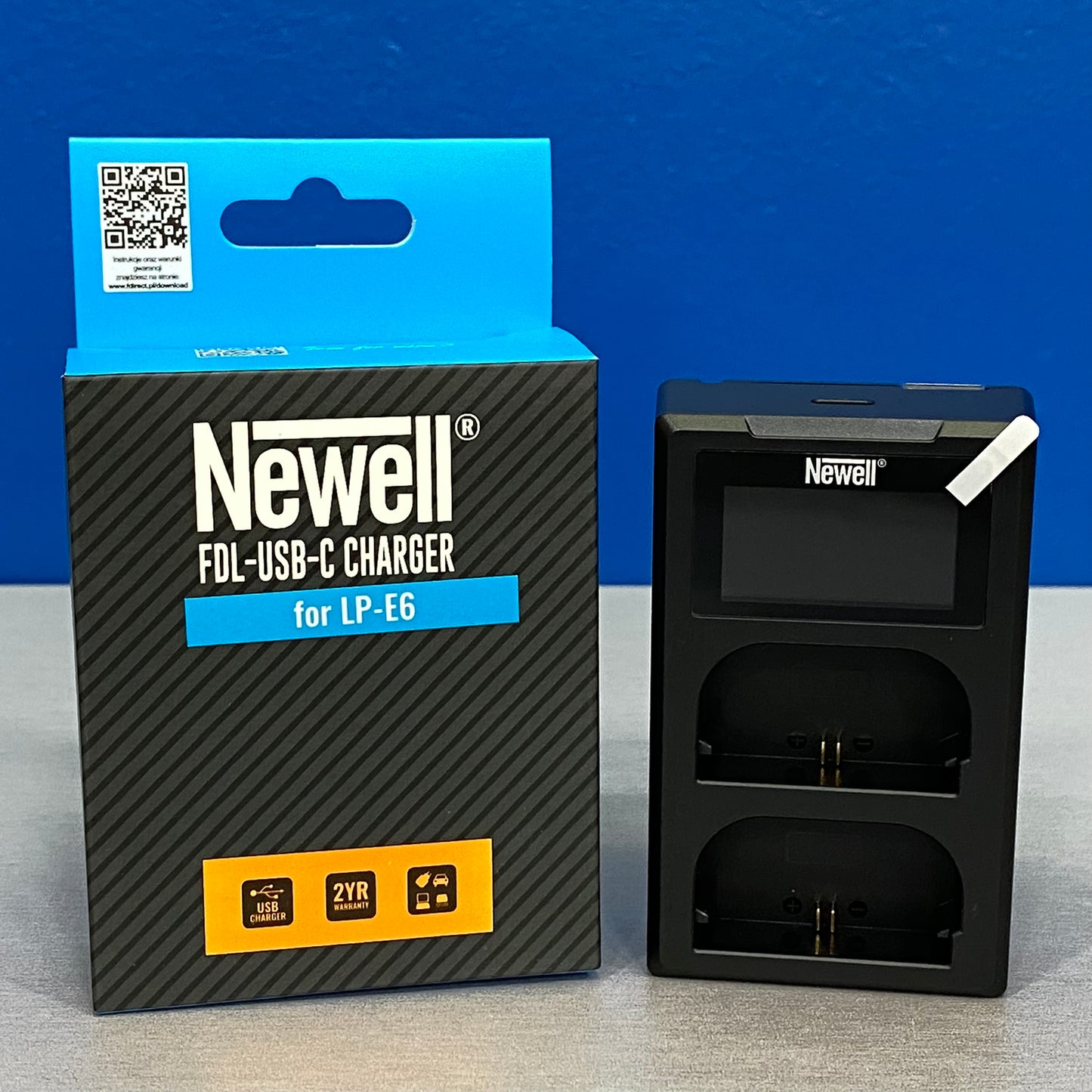 Carregador Duplo Newell - Canon LP-E6/LP-E6N/LP-E6NH (NOVO)